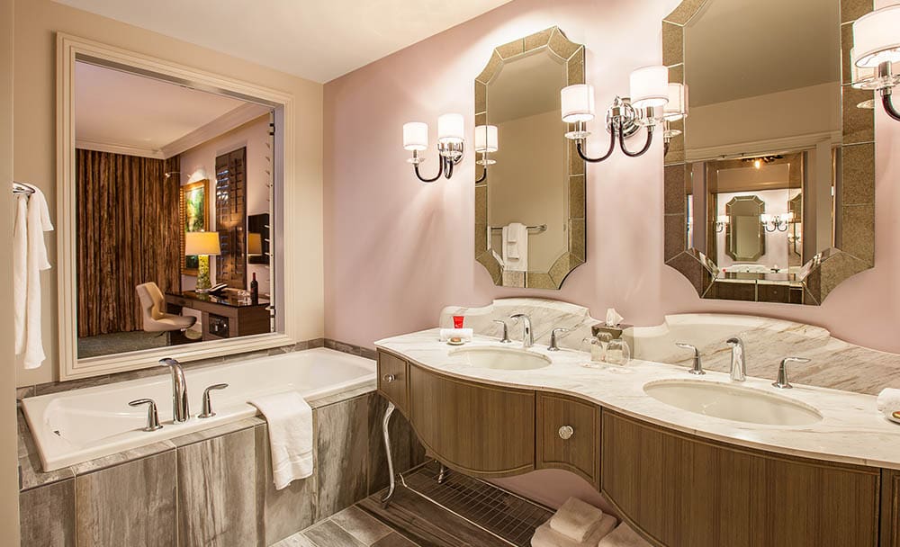 Deluxe Soaking Tub Bathroom